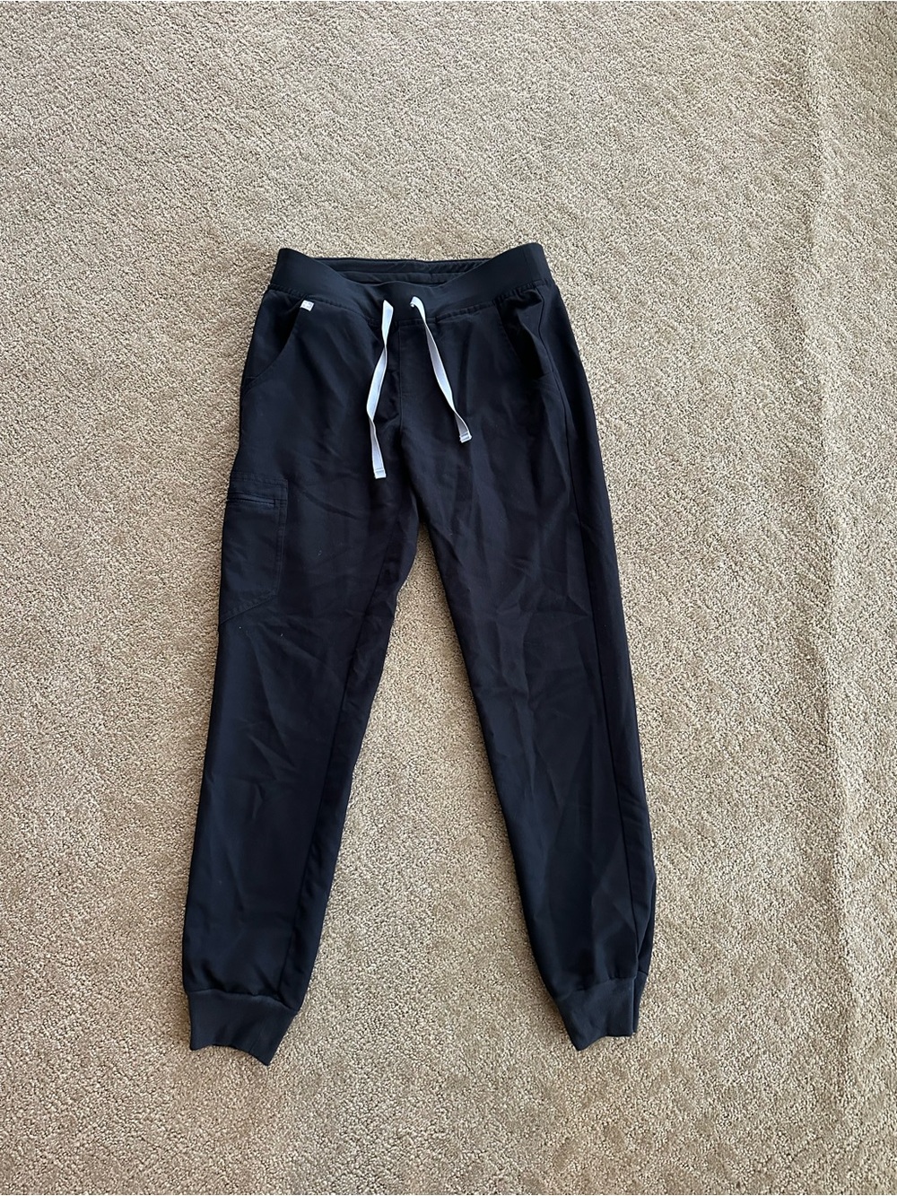 Figs Black Zamora jogger scrub pants